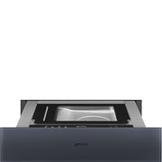 SMEG CPV115G - Vakuumierschublade mit 5 Jahre Garantie, Designlinie Linea, Neptune Grey, Touch-Control, Nische 60 x 15 cm