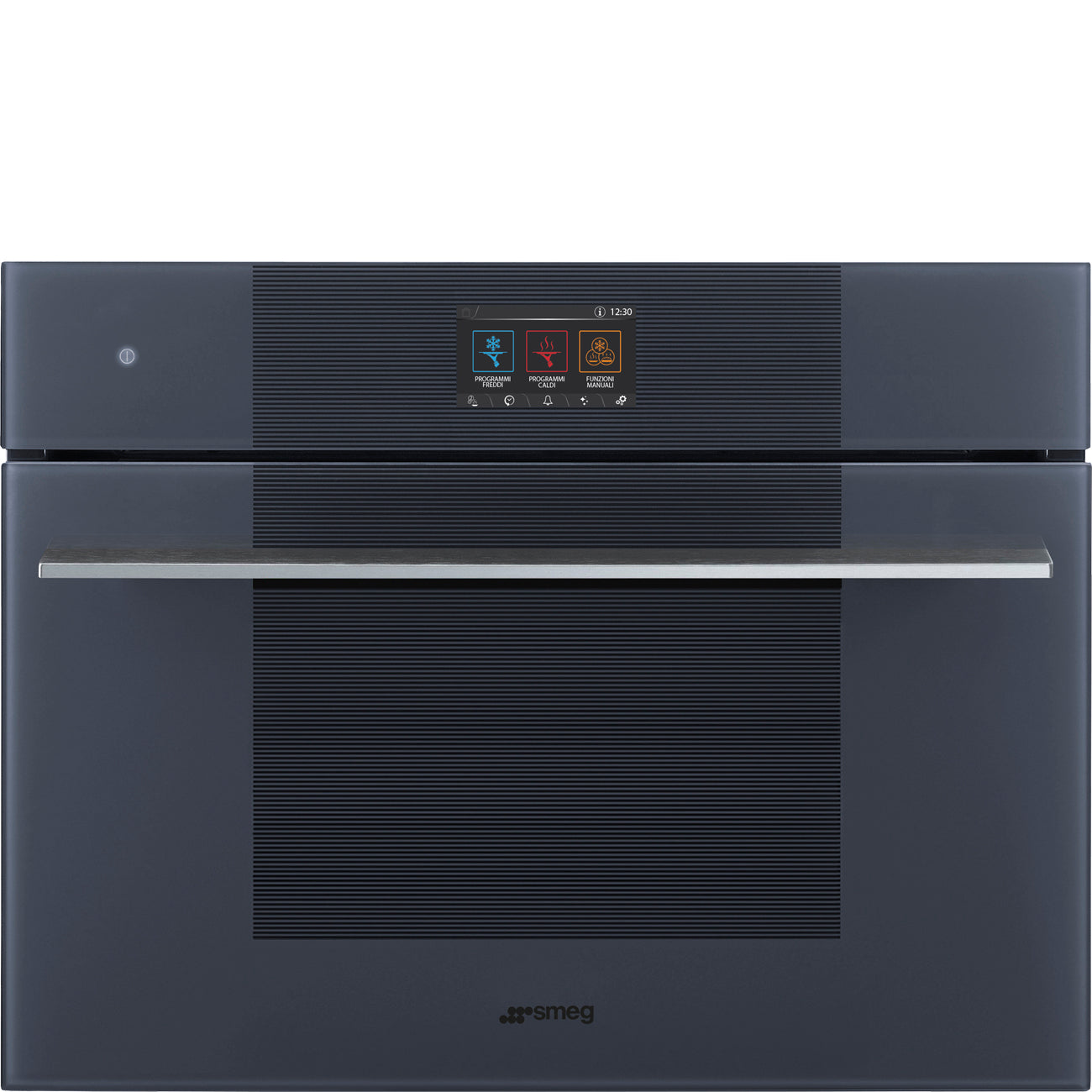 SMEG SBC4104G - Blast Chiller mit 5 Jahre Garantie, Designlinie Linea, Neptune Grey, Touch-Control, Nische 60 x 45 cm