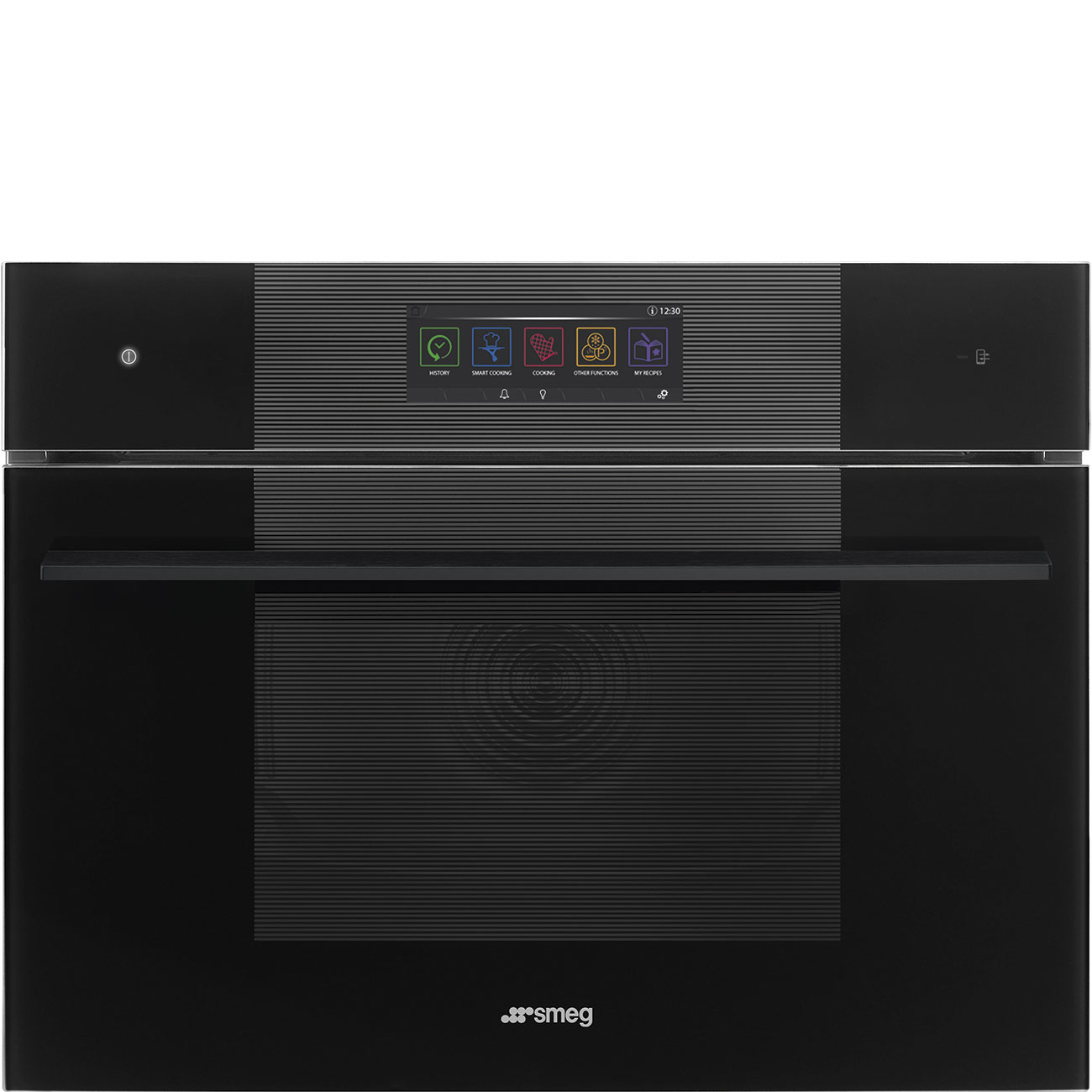Smeg SO4106WAPB3 Kompakt-Einbaubackofen 45cm Omnichef Linea Schwarz