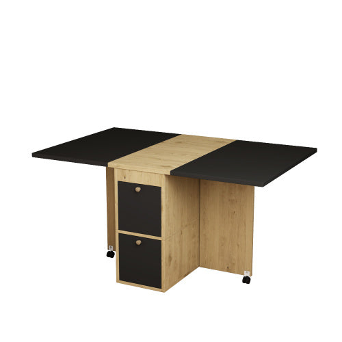 Esszimmer-Set mit Spanplatten-Tisch