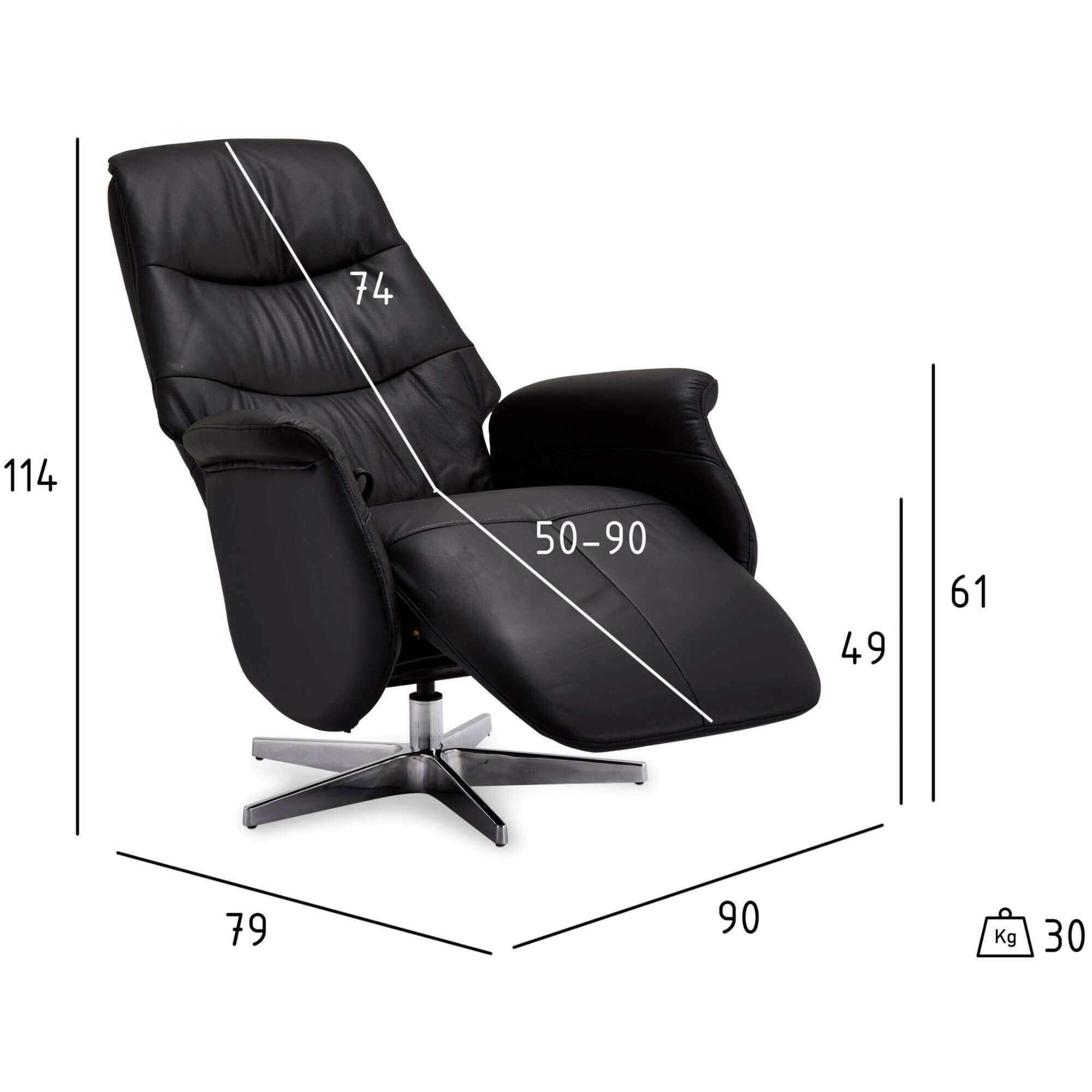 Delta Manueller Relaxsessel