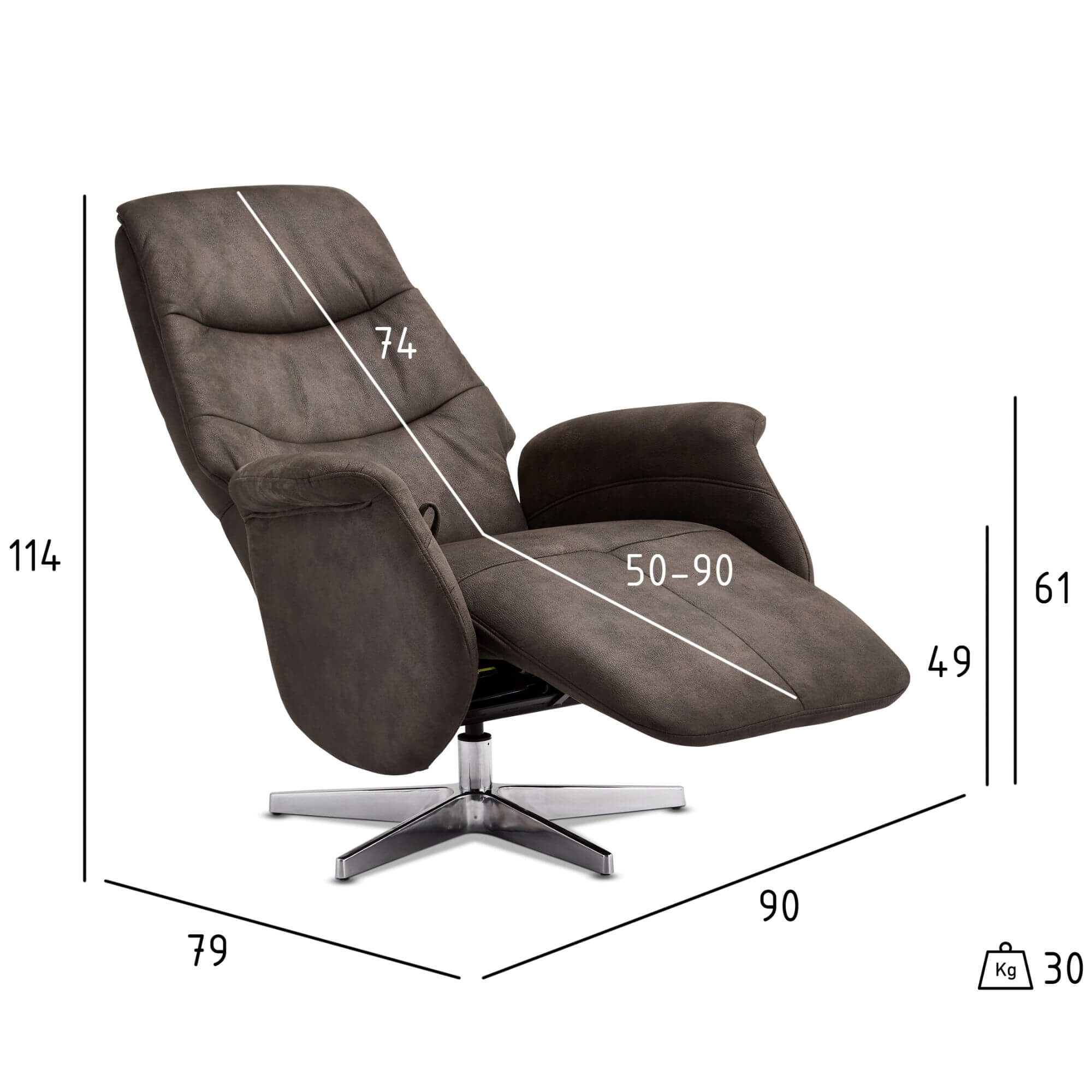 Delta Manueller Relaxsessel