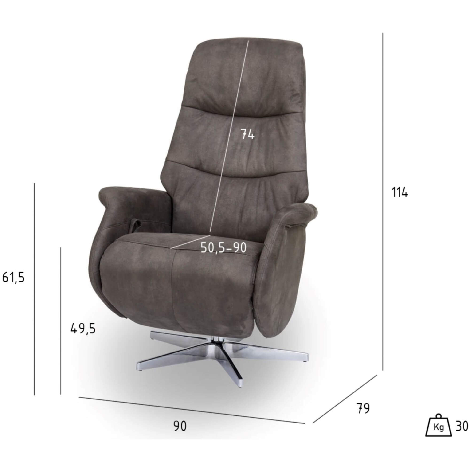 Delta Manueller Relaxsessel