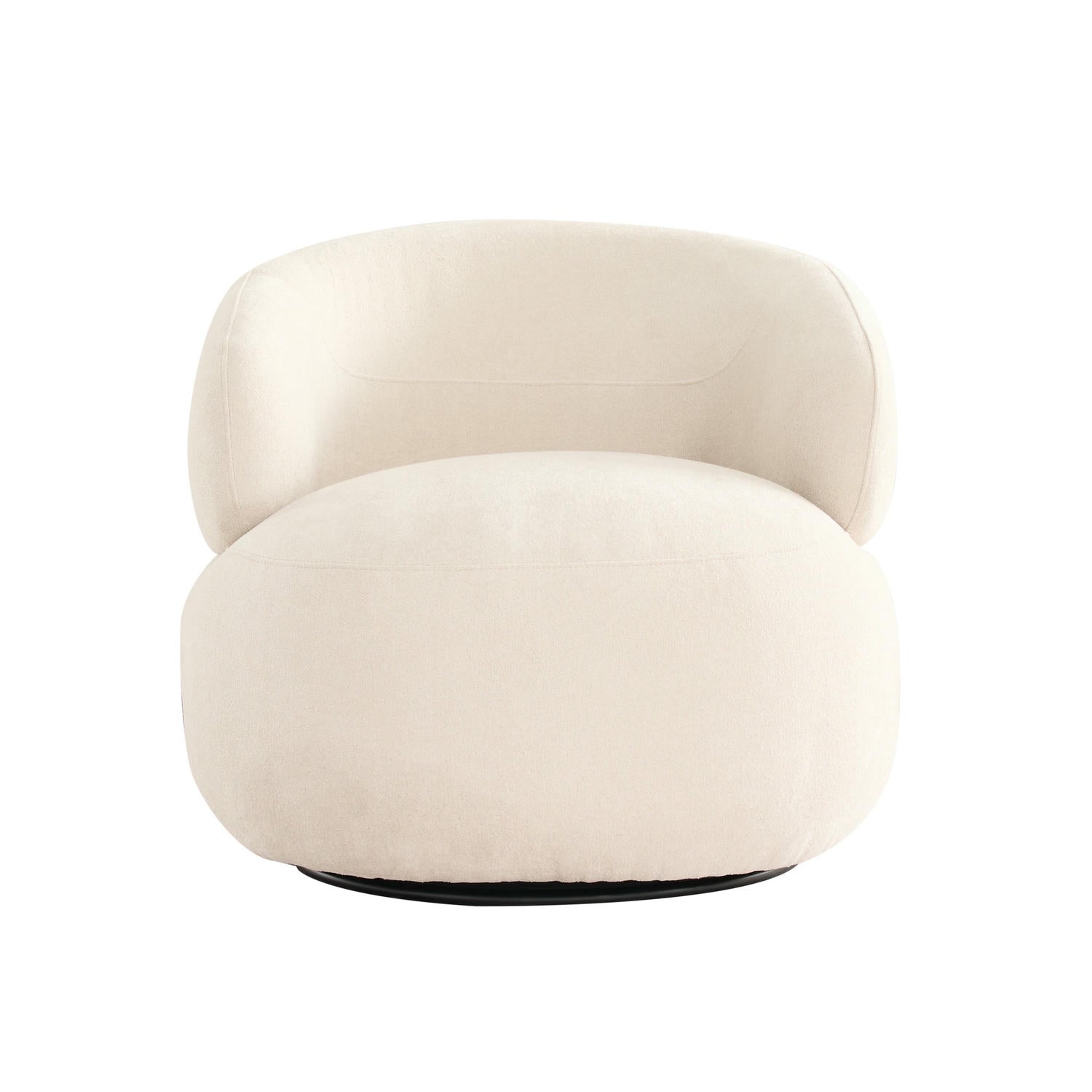 New York Drehsessel - Stoffbezug Creme Beige