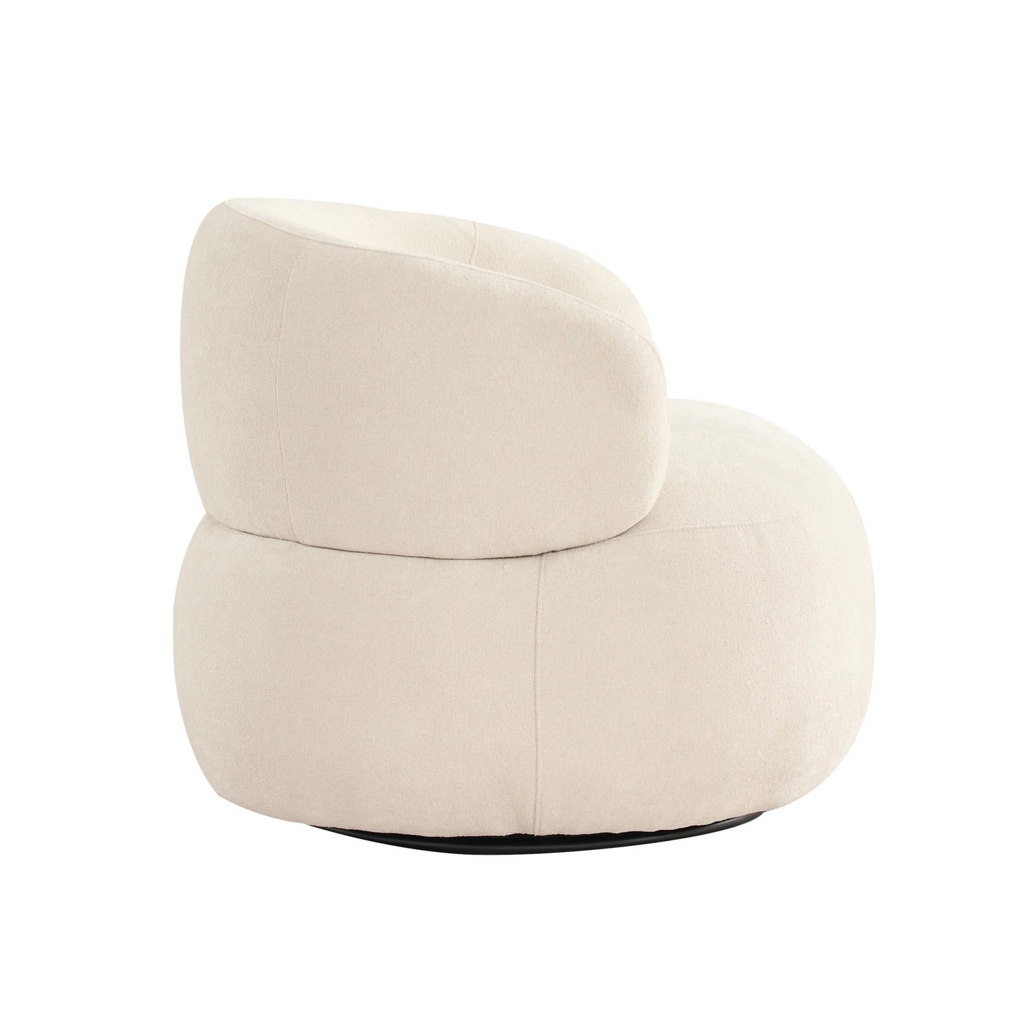 New York Drehsessel - Stoffbezug Creme Beige