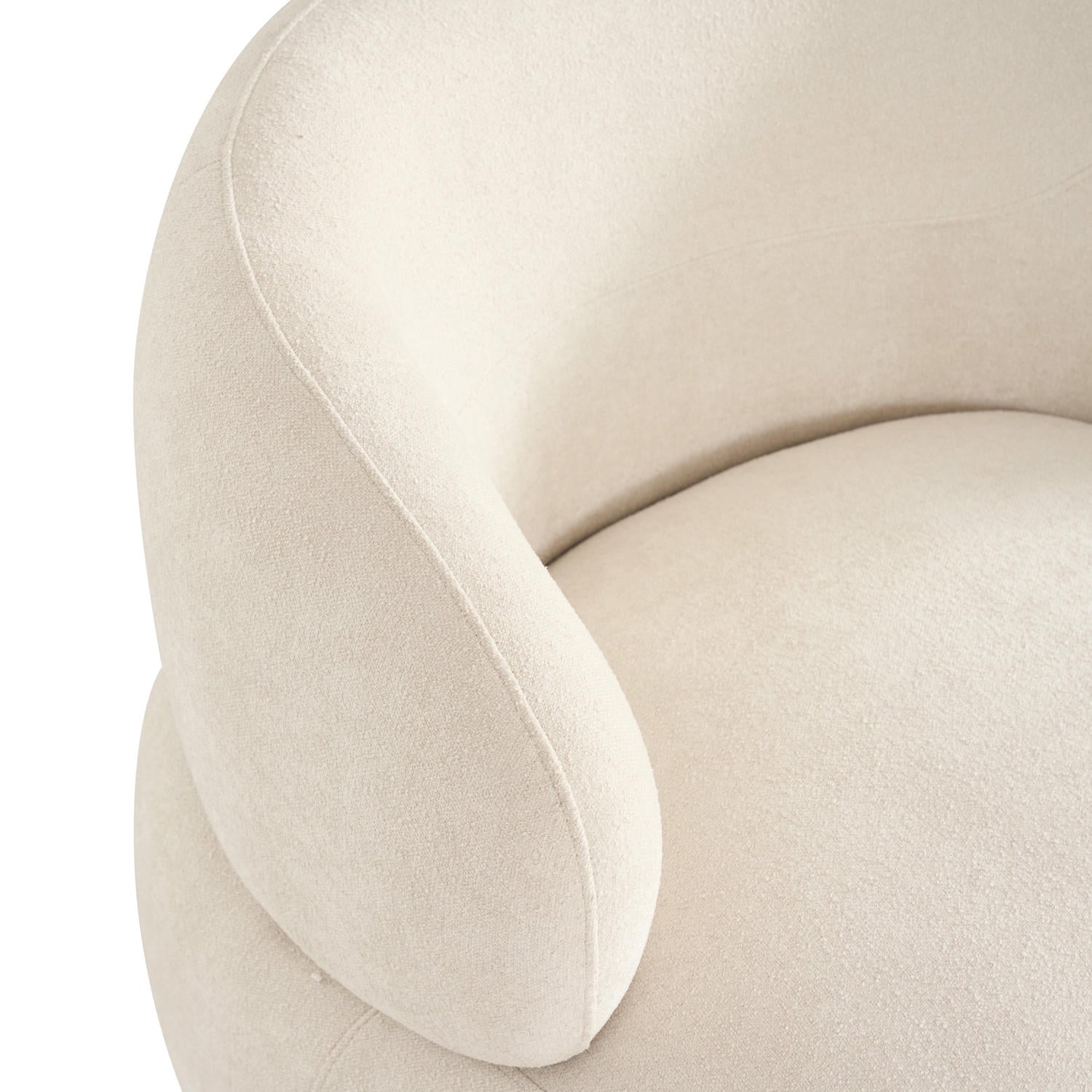 New York Drehsessel - Stoffbezug Creme Beige