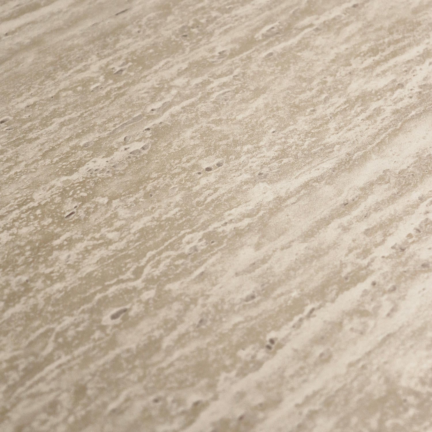 Tango Couchtisch Rund - Travertine-Optik