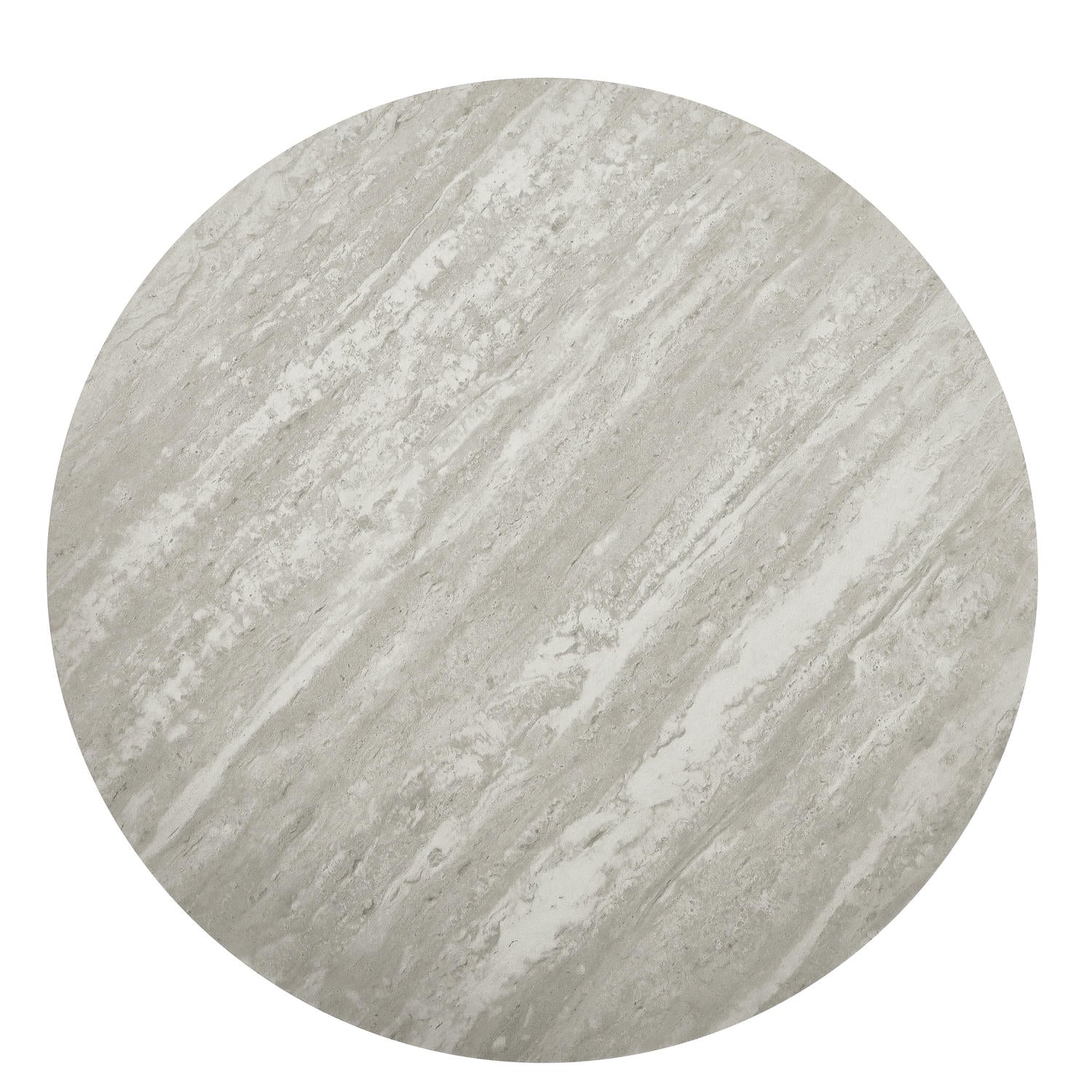 Tango Couchtisch Rund - Travertine-Optik