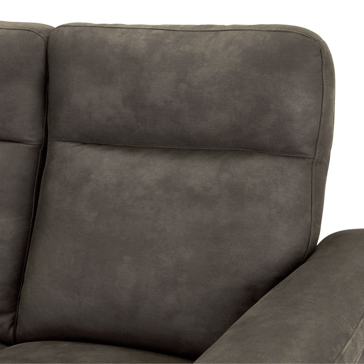 Elektrisches 3-Sitzer Relaxsofa Selesta - Stoff Taupe mit USB
