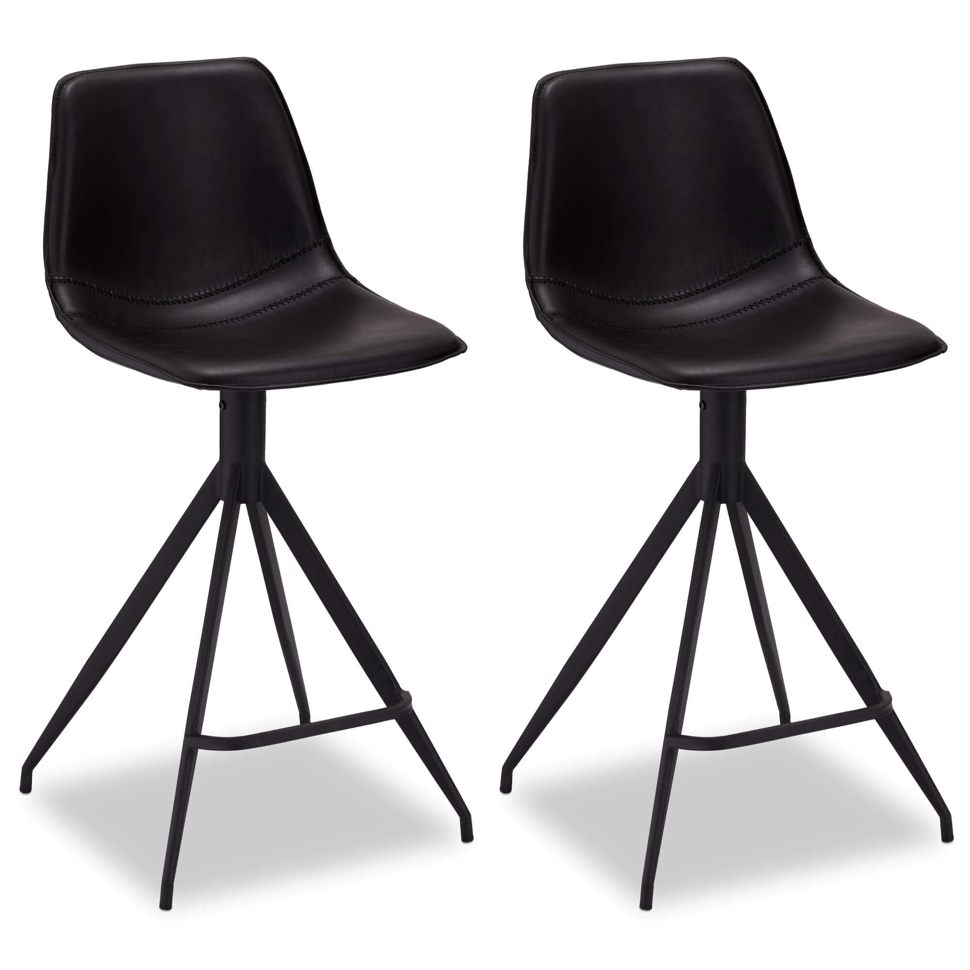Isabel Barhocker 2er Set - Kunstleder