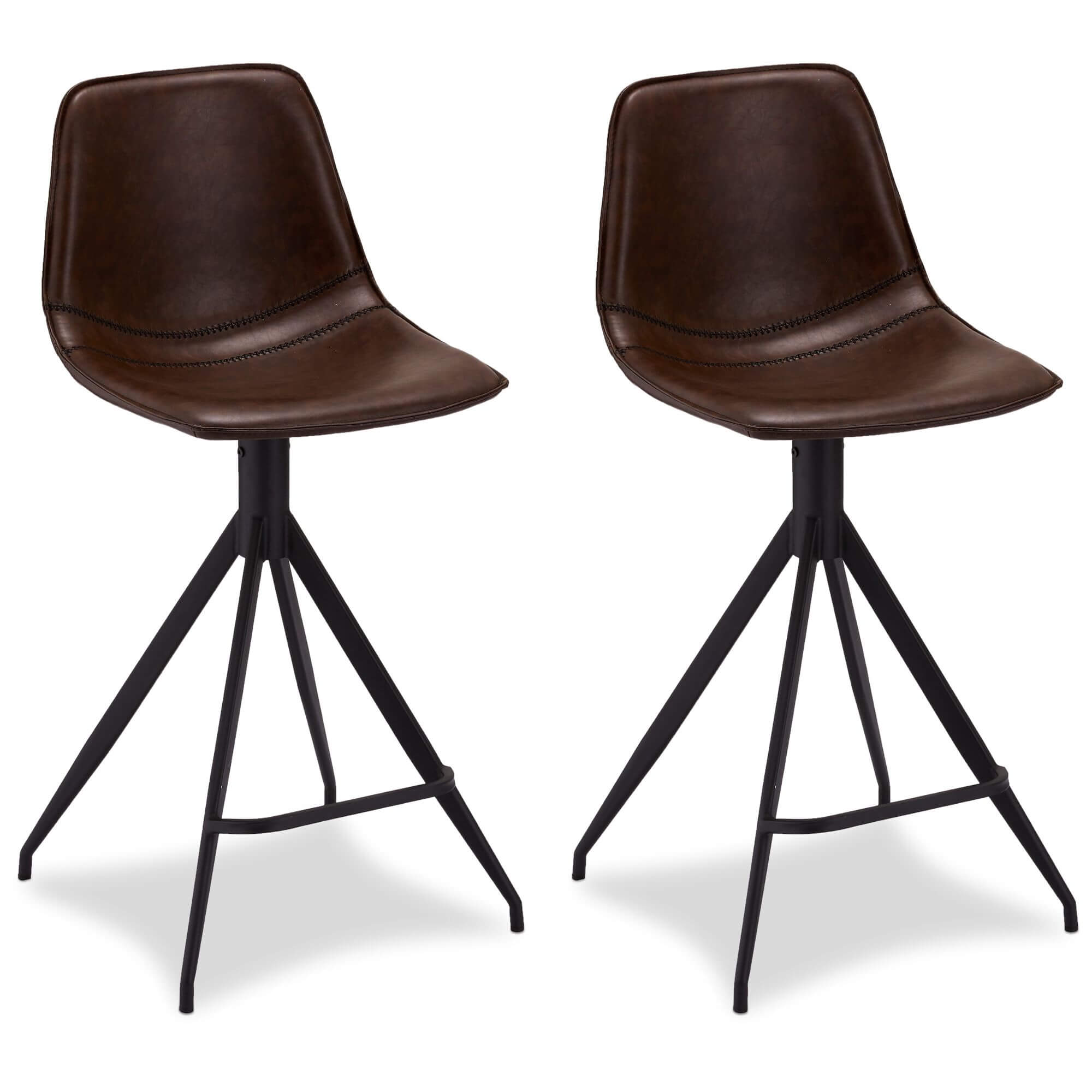 Isabel Barhocker 2er Set - Kunstleder