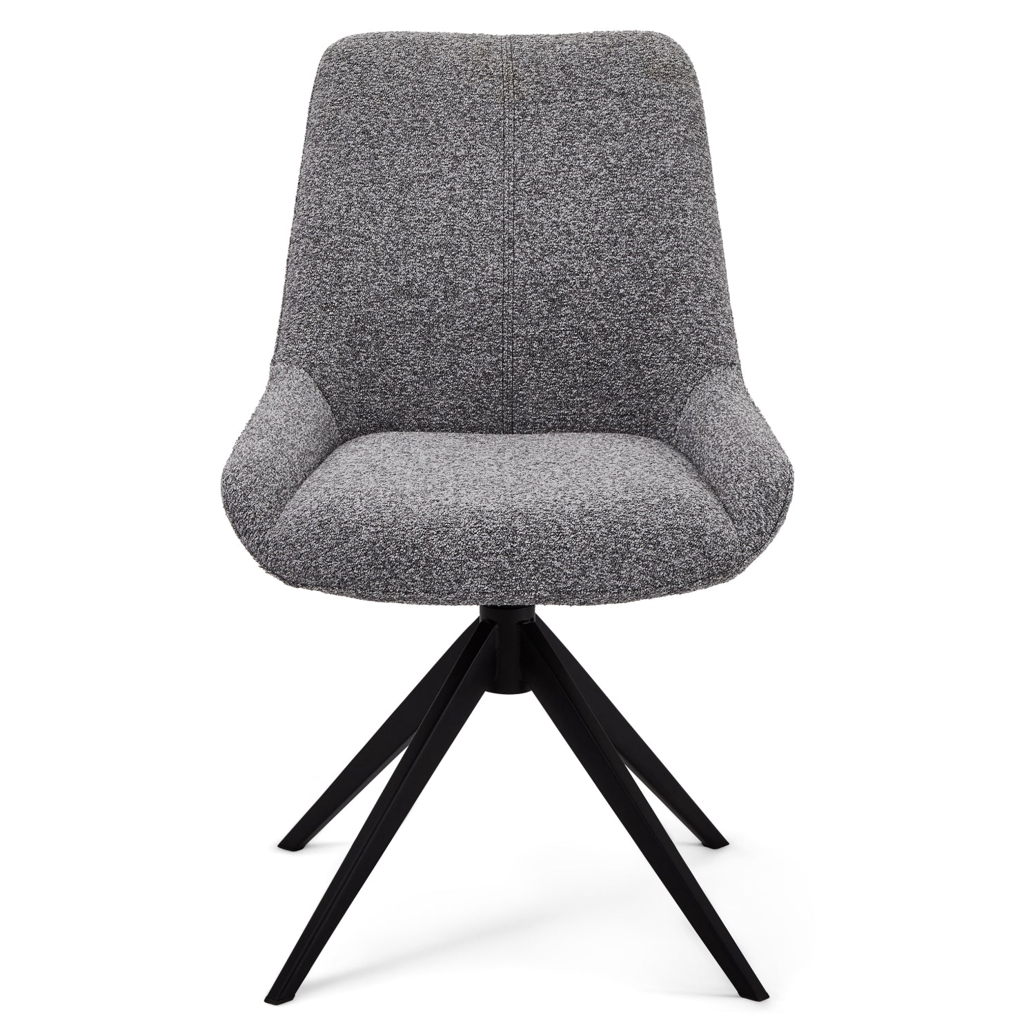 Helena Esszimmerstühle 2er Set - Drehbar, Bouclé-Stoff