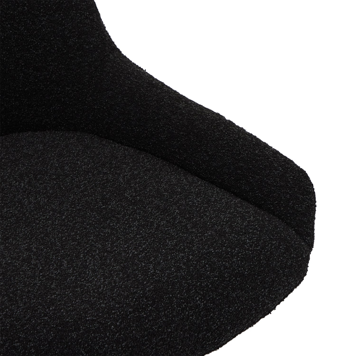 Helena Esszimmerstühle 2er Set - Drehbar, Bouclé-Stoff