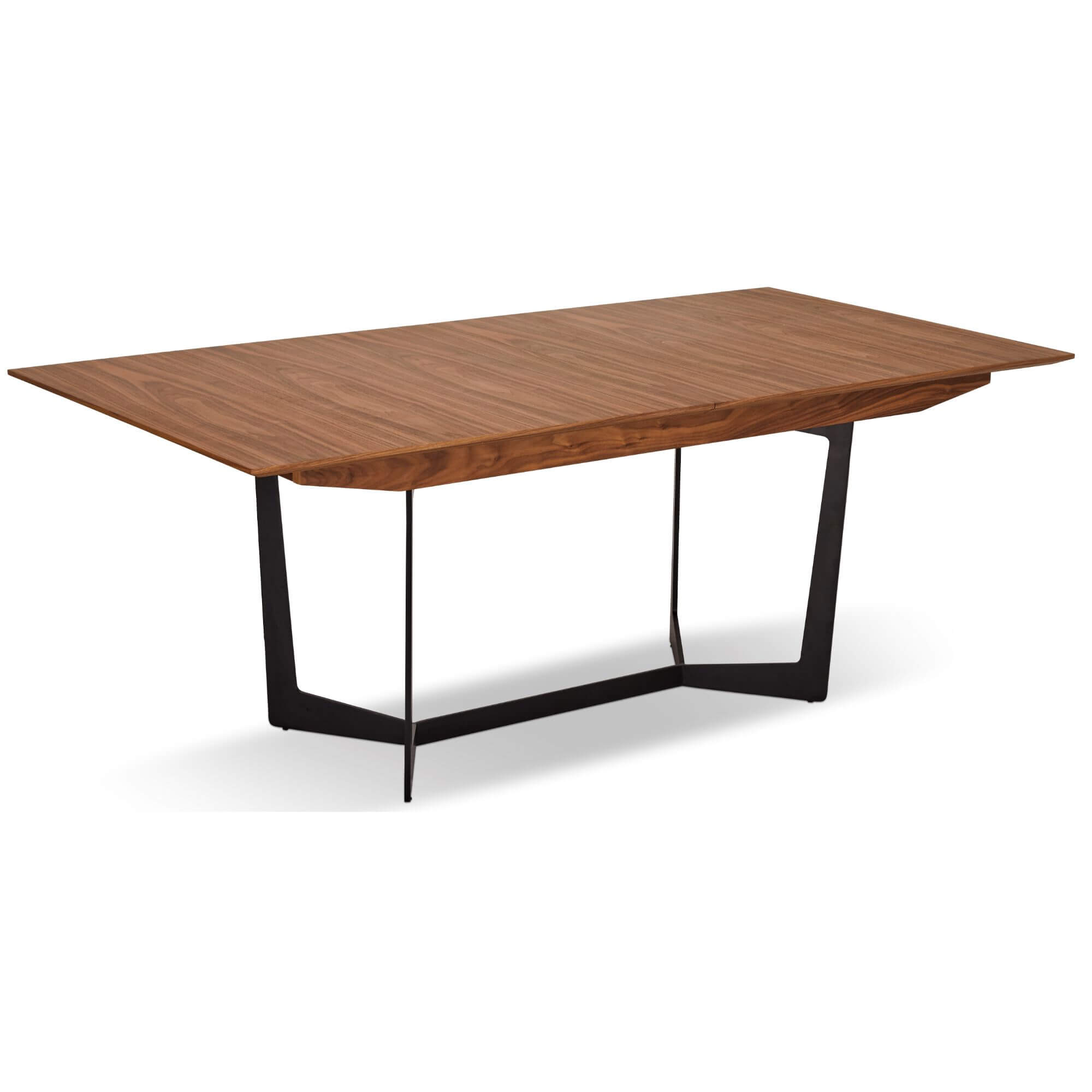 Tokyo Rechteckiger Esstisch 200x100 cm - Ausziehbar bis 250 cm - Walnuss Braun