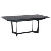 Tokyo Rechteckiger Esstisch 200x100 cm - Ausziehbar bis 250 cm - Eiche Schwarz