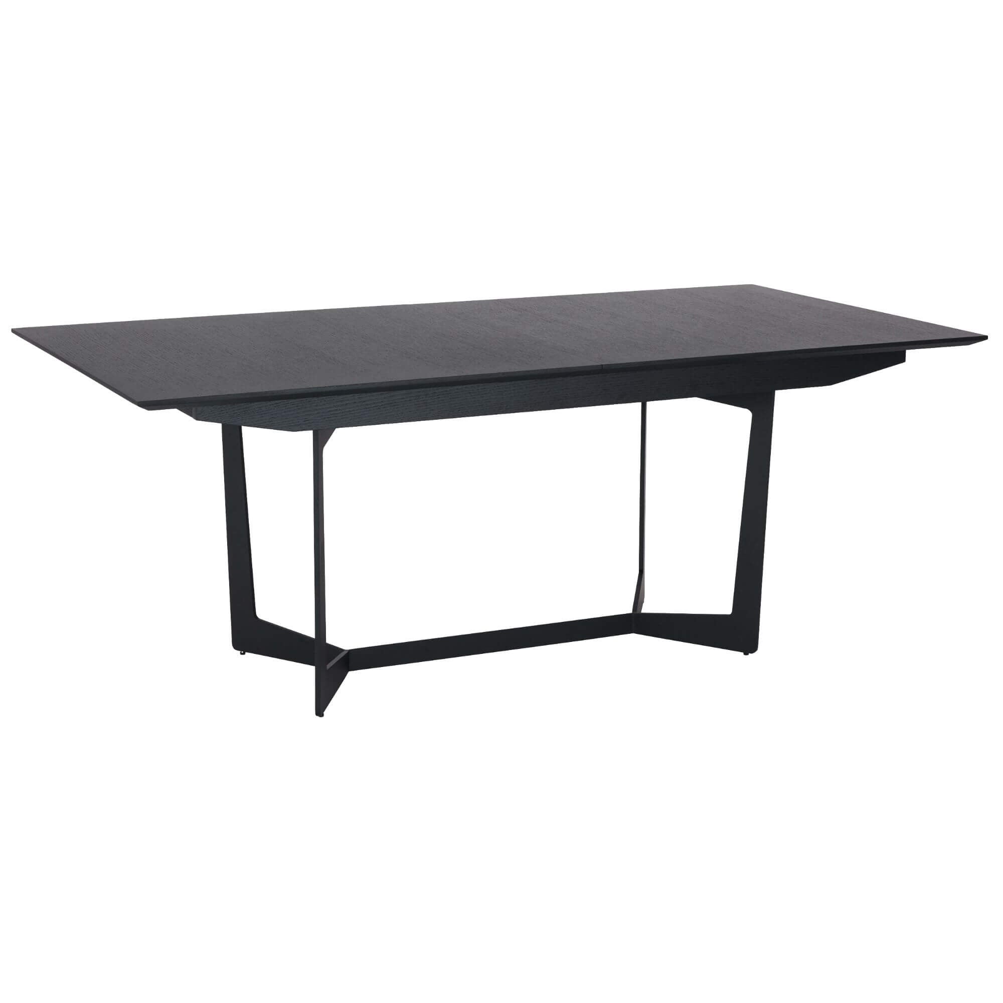 Tokyo Rechteckiger Esstisch 200x100 cm - Ausziehbar bis 250 cm - Eiche Schwarz