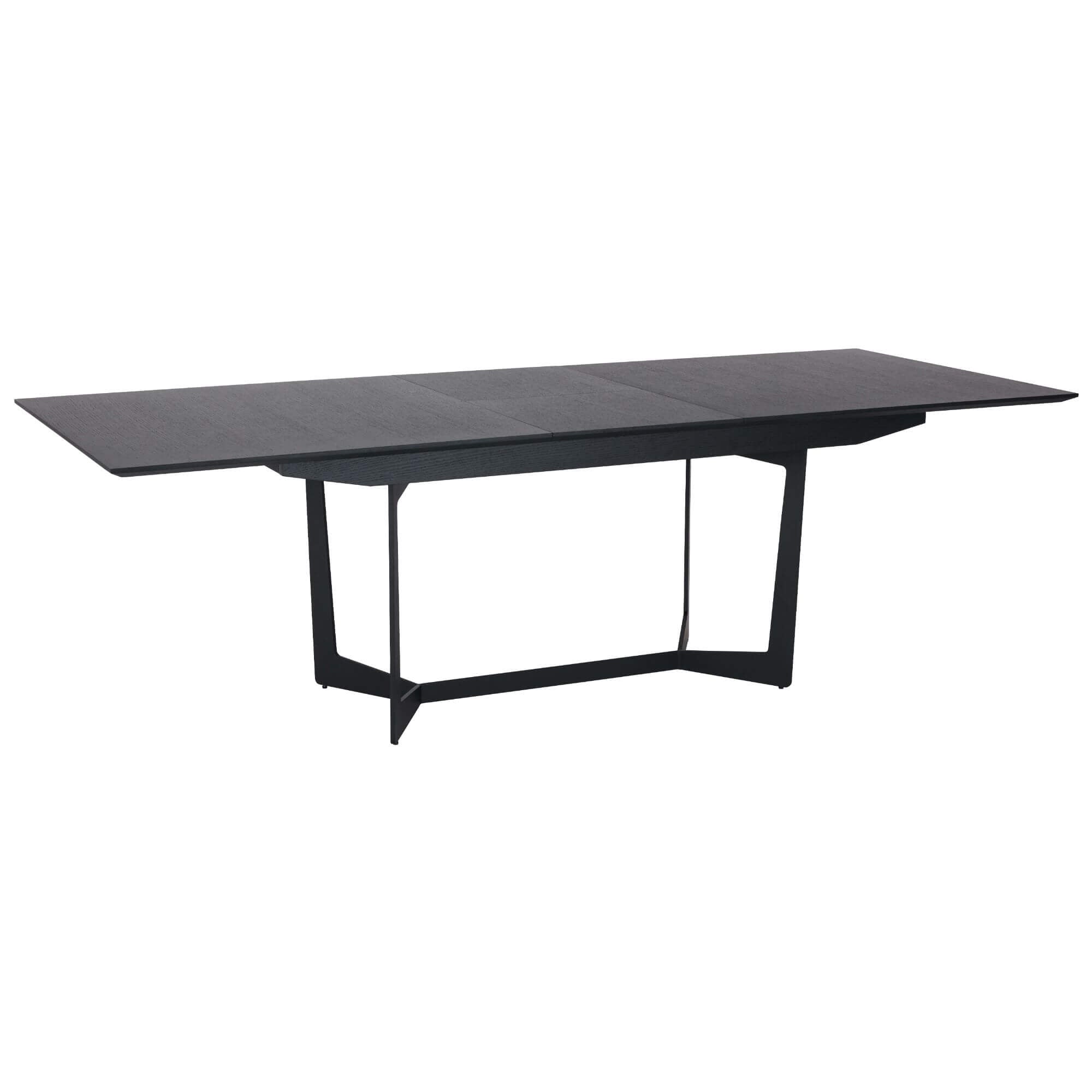 Tokyo Rechteckiger Esstisch 200x100 cm - Ausziehbar bis 250 cm - Eiche Schwarz