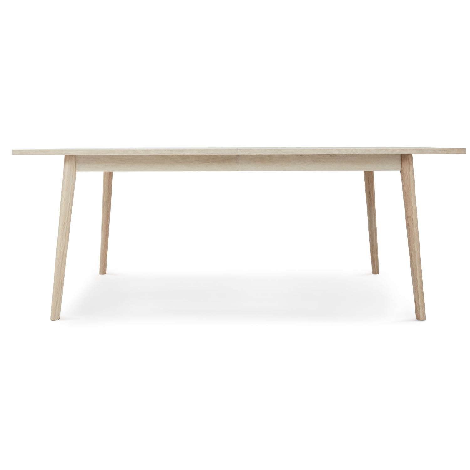 Nyborg Rechteckiger Esstisch 200x100 cm - Ausziehbar bis 300 cm - Eiche Weiß geöltes