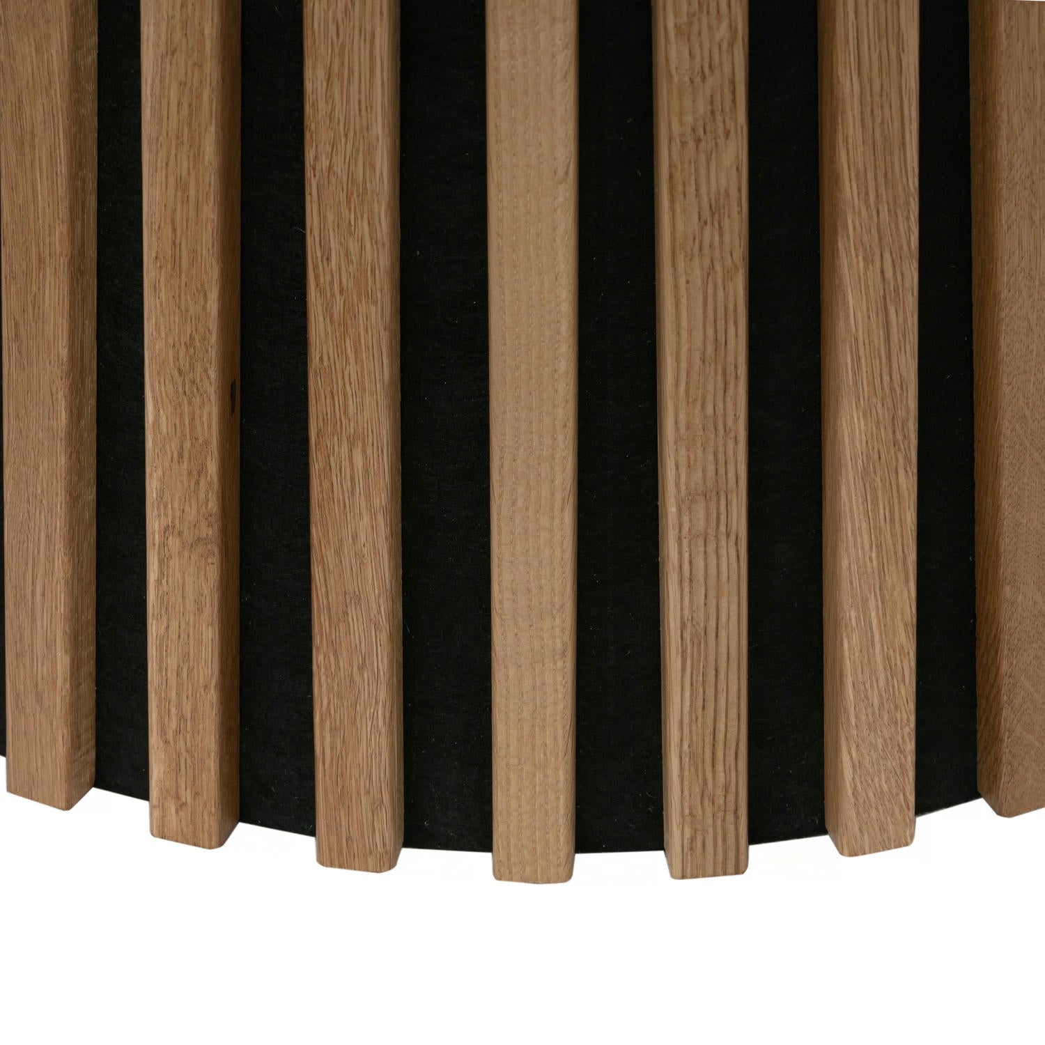 Essgruppe mit 4 Stühle und Esstisch - ø120 cm - Ausziehbar bis 220 cm Wildeiche