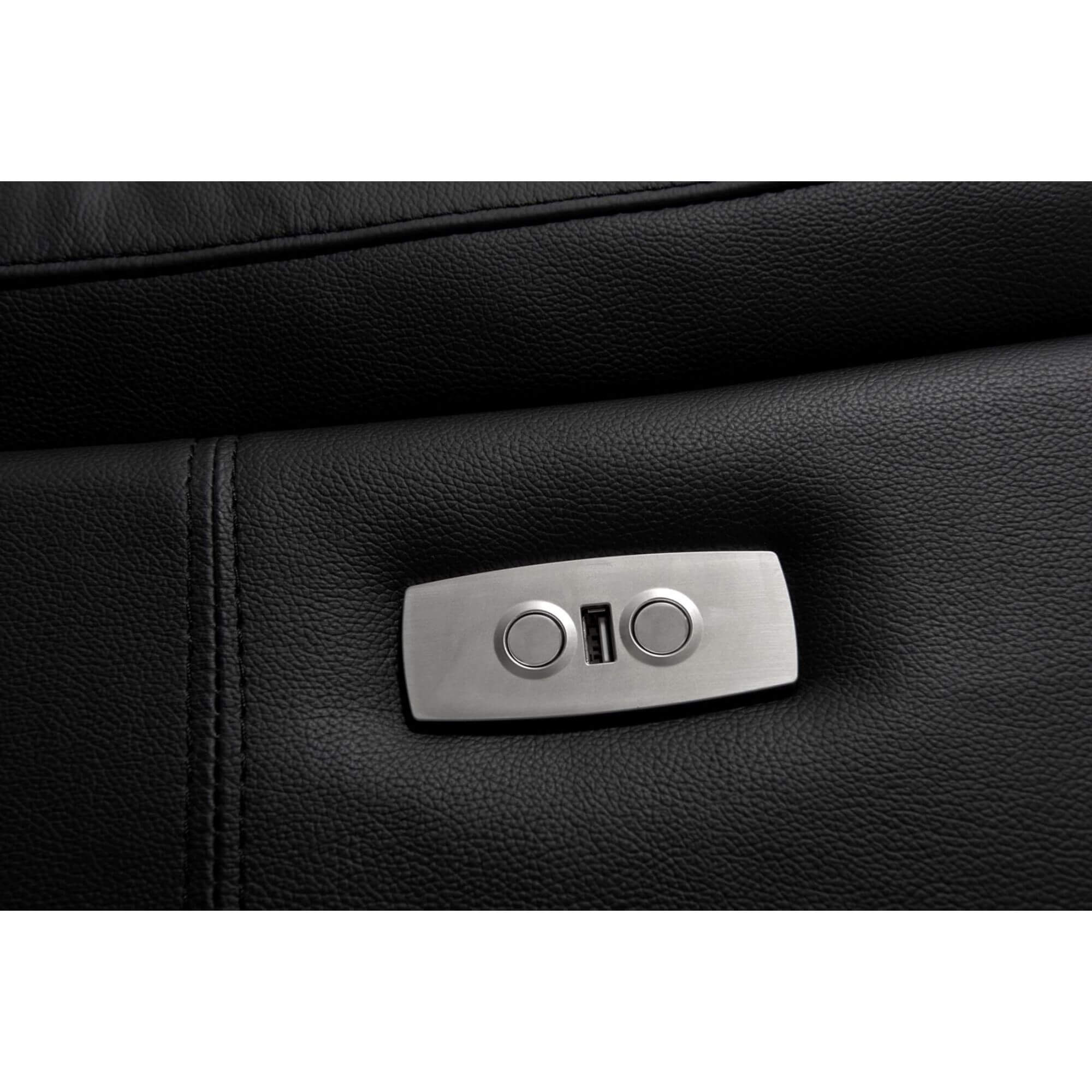 Selesta 3-Sitzer Sofa – mit Elektrische Relaxfunktion, USB