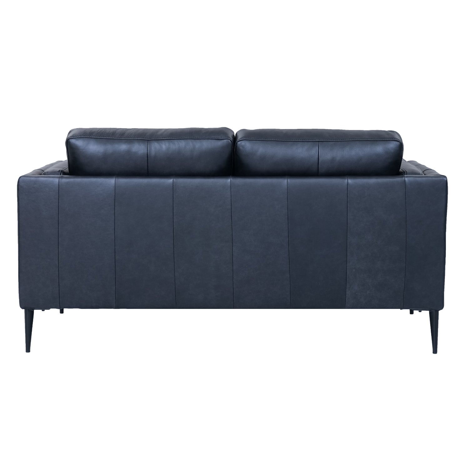 Valencia Ledersofa - Echtleder Schwarz