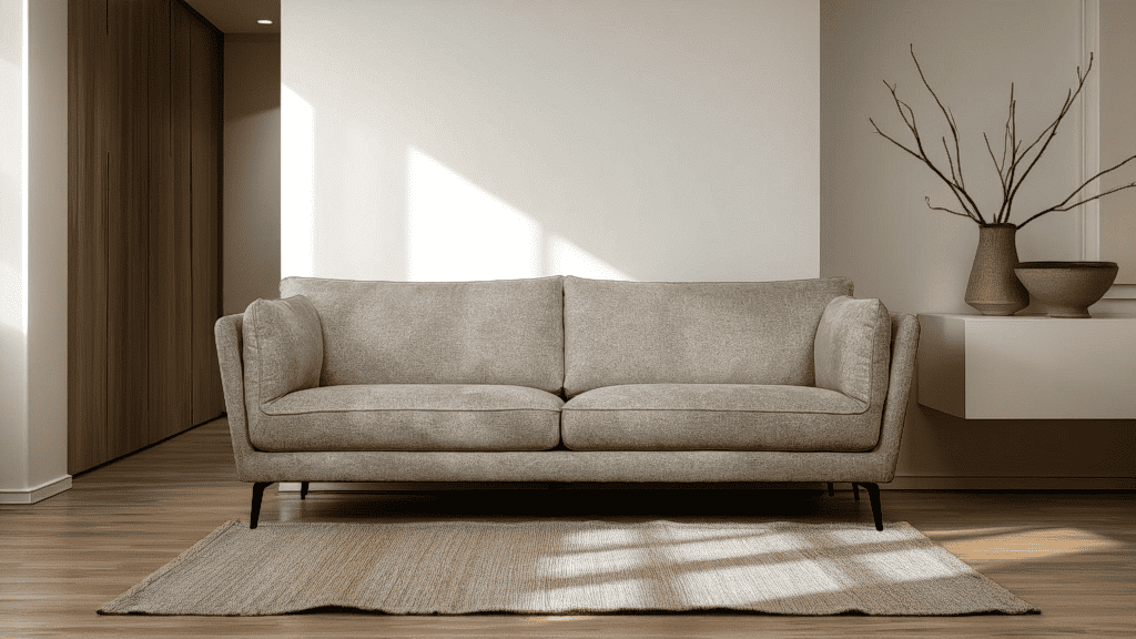 Bari Sofa - Stoffbezug Beige