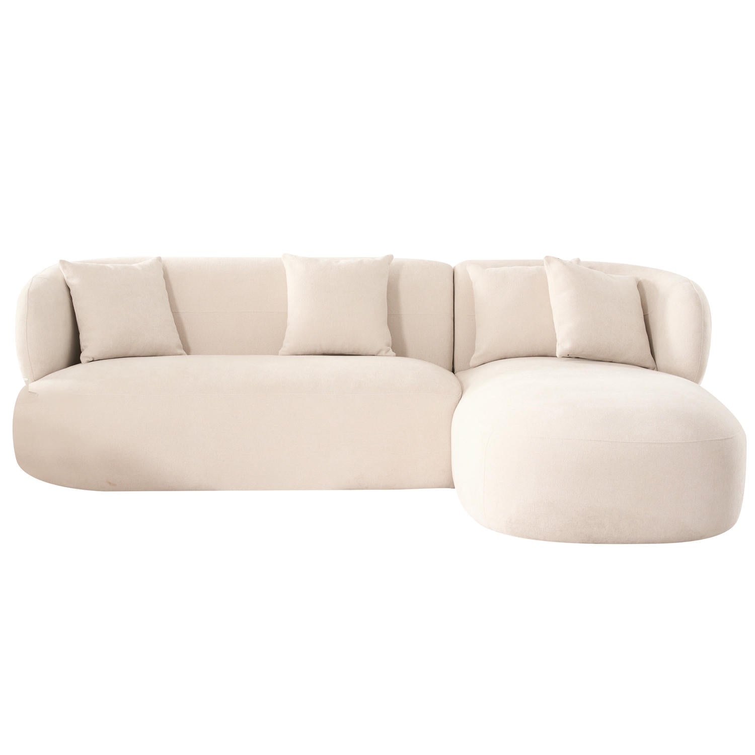 New York L-Form Ecksofa Rechts - Stoffbezug