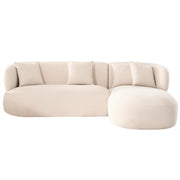 New York L-Form Ecksofa Rechts - Stoffbezug