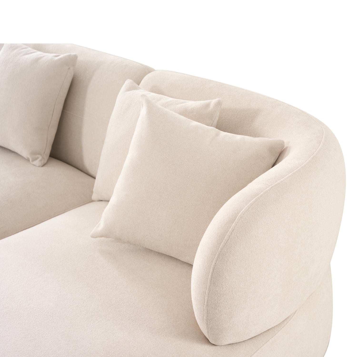 New York L-Form Ecksofa Rechts - Stoffbezug
