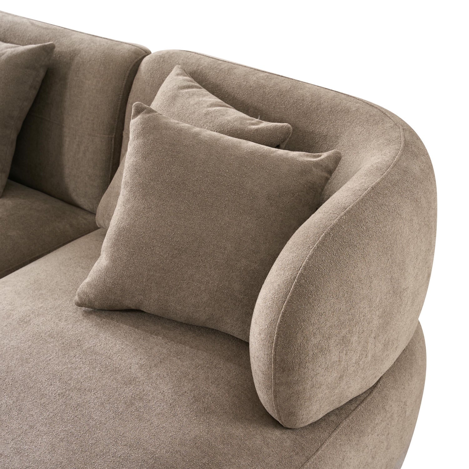 New York L-Form Ecksofa Rechts - Stoffbezug