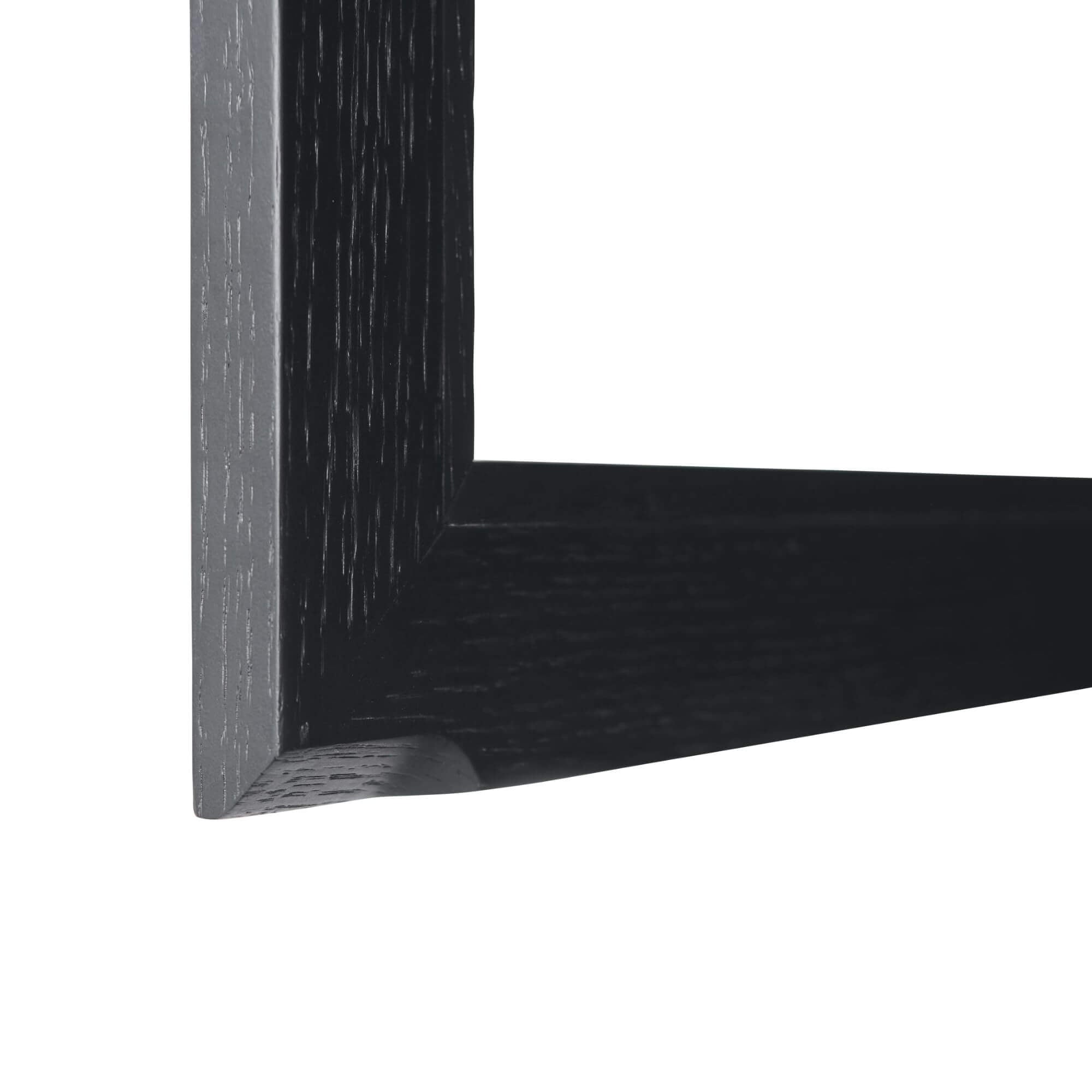 Tokyo Vitrine mit LED-Beleuchtung - 110 cm breit - Eiche Schwarz