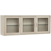 Furnhouse Porto Wandschrank mit LED-Beleuchtung | 160 cm breit - Eiche Weiß geöltes