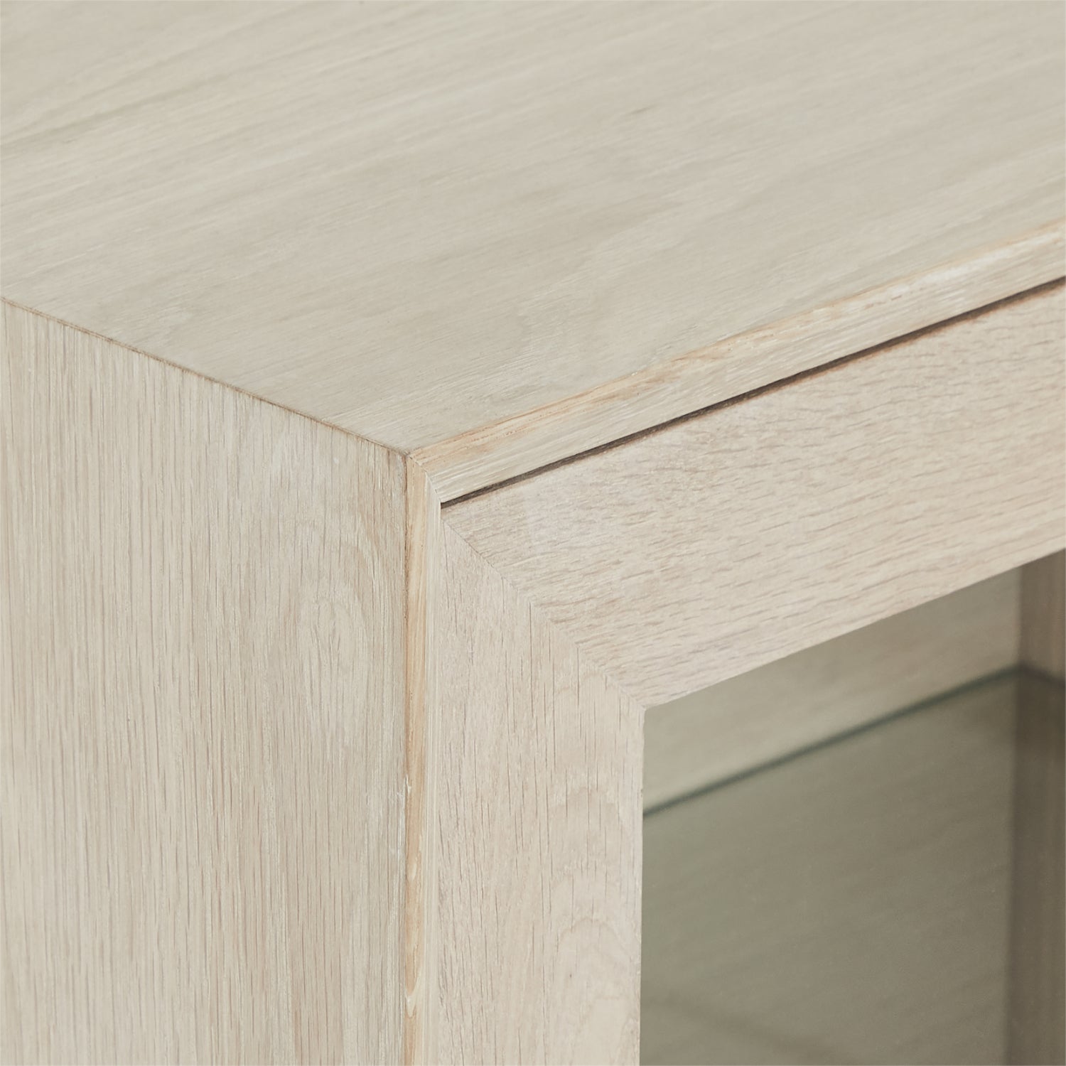 Furnhouse Porto Wandschrank mit LED-Beleuchtung | 160 cm breit - Eiche Weiß geöltes