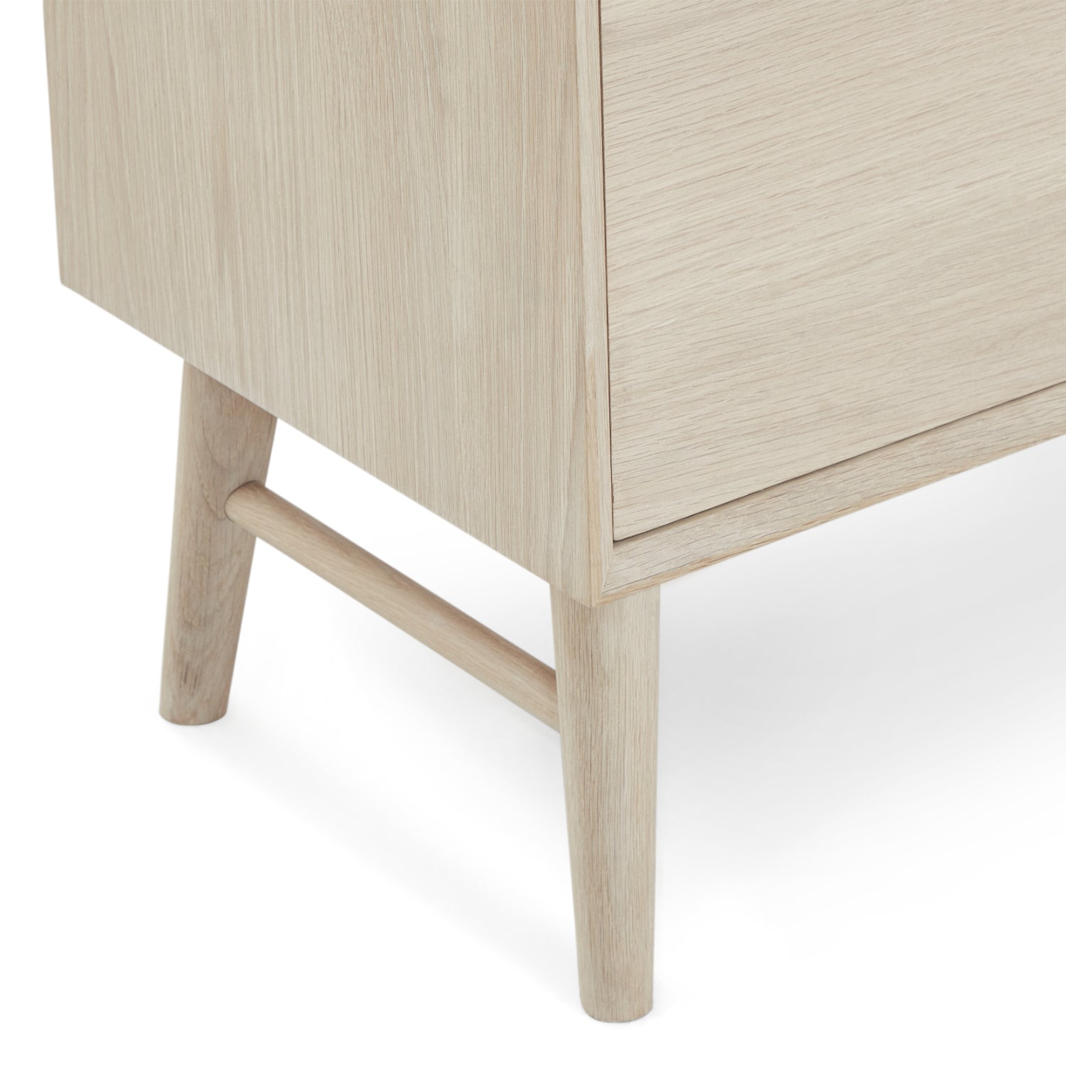 Porto Sideboard mit 3 Türen - 212 cm breit - Eiche Weiß geöltes