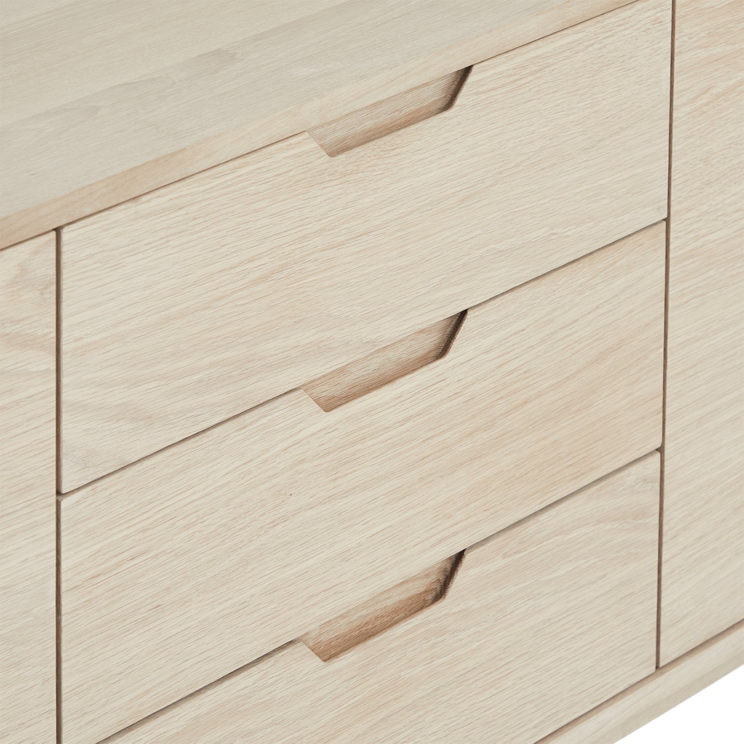Nyborg Sideboard mit 2 Türen - 180 cm breit - Eiche Weiß geöltes