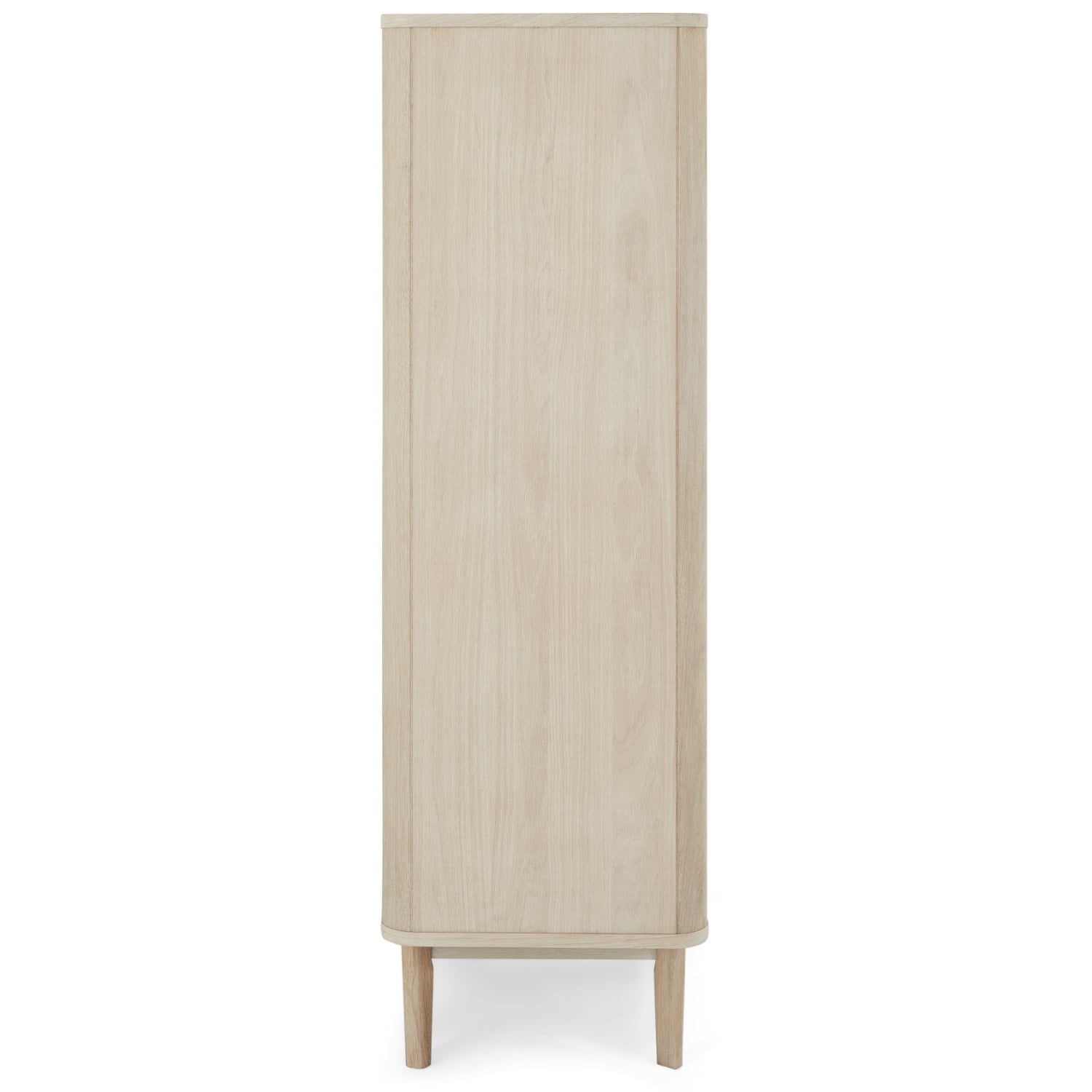 Nyborg Highboard mit LED-Beleuchtung - 123 cm breit - Eiche Weiß geöltes