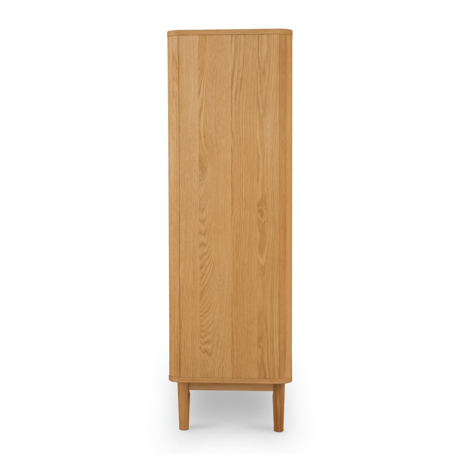 Nyborg Highboard mit LED-Beleuchtung - 123 cm breit - Wildeiche Natur