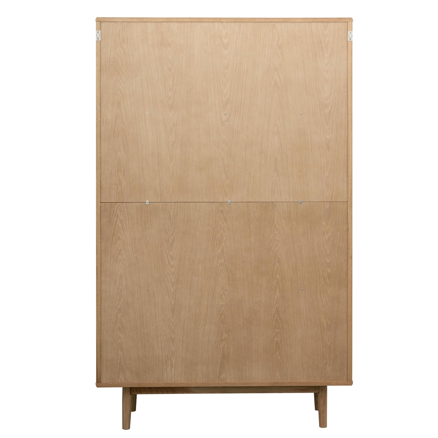 Svendborg Vitrine mit Glastüren - 100 cm breit - Wildeiche Natur