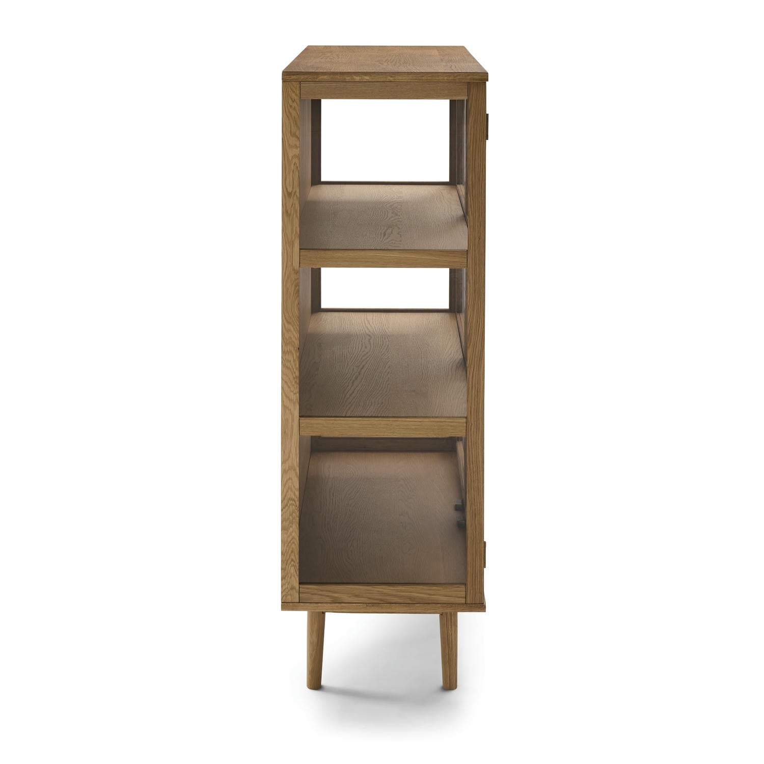 Svendborg Highboard mit Glastüren - 100 cm breit - Wildeiche Natur