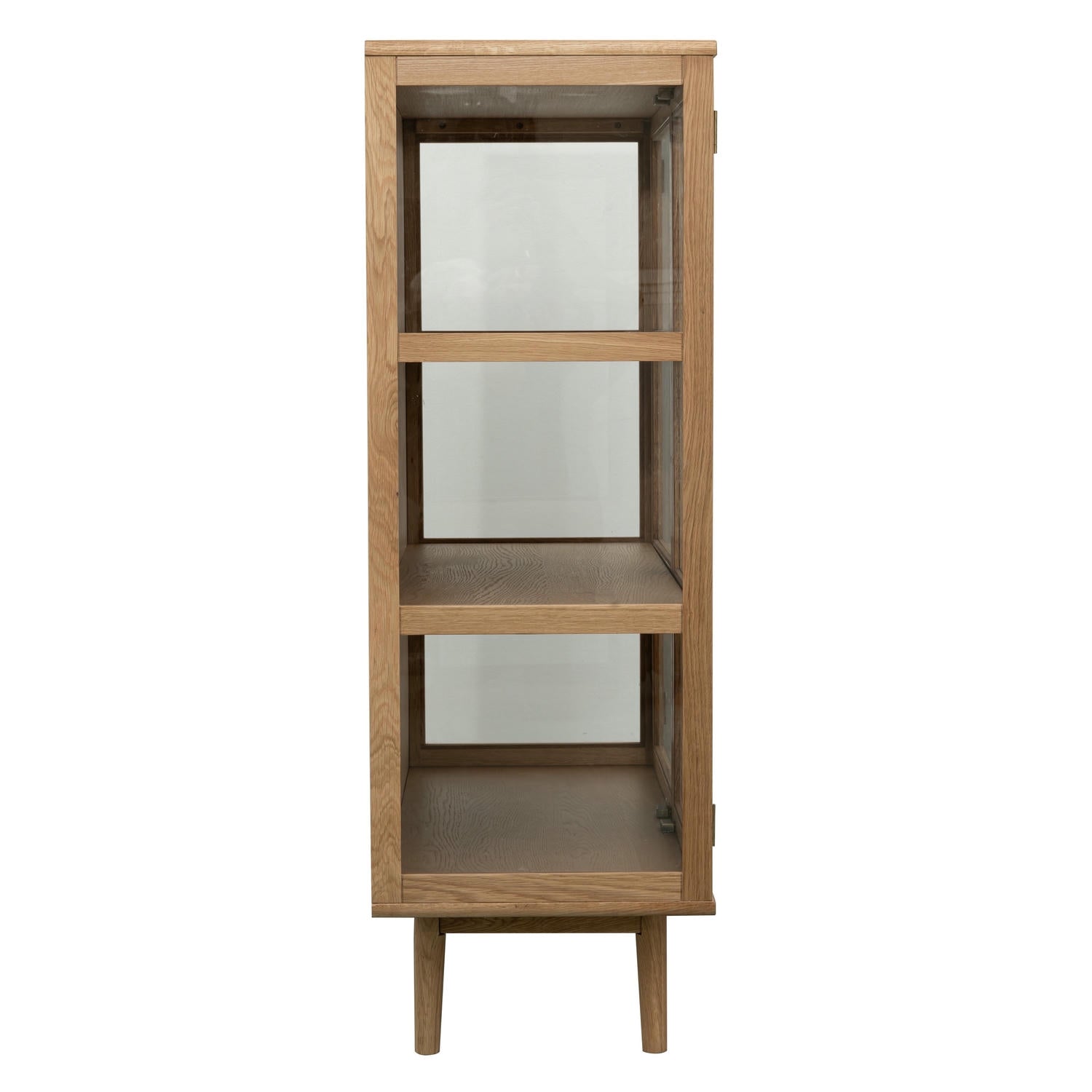 Svendborg Highboard mit Glastüren - 100 cm breit - Wildeiche Natur