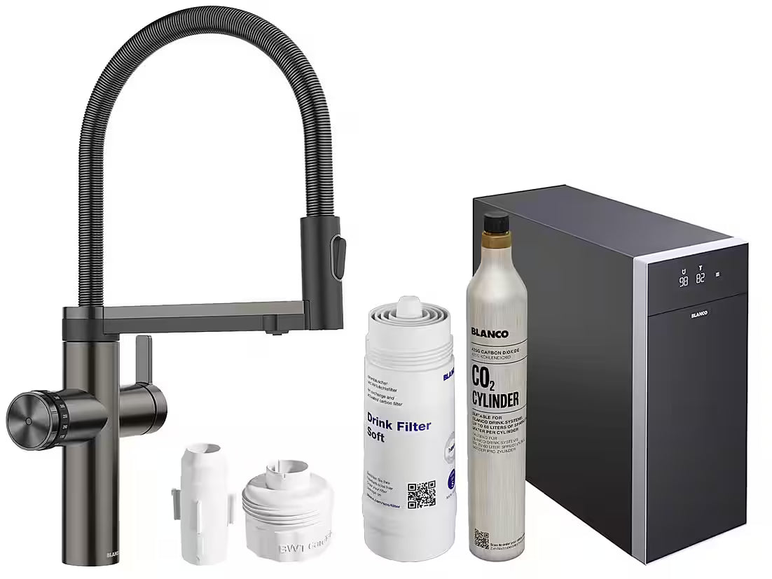 Blanco Set Trinkwasserarmatur | Choice Icona + Kühl- und Karbonisierungseinheit Choice.All