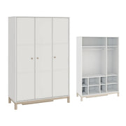 Benzwood Kleiderschrank mit 3 Türen