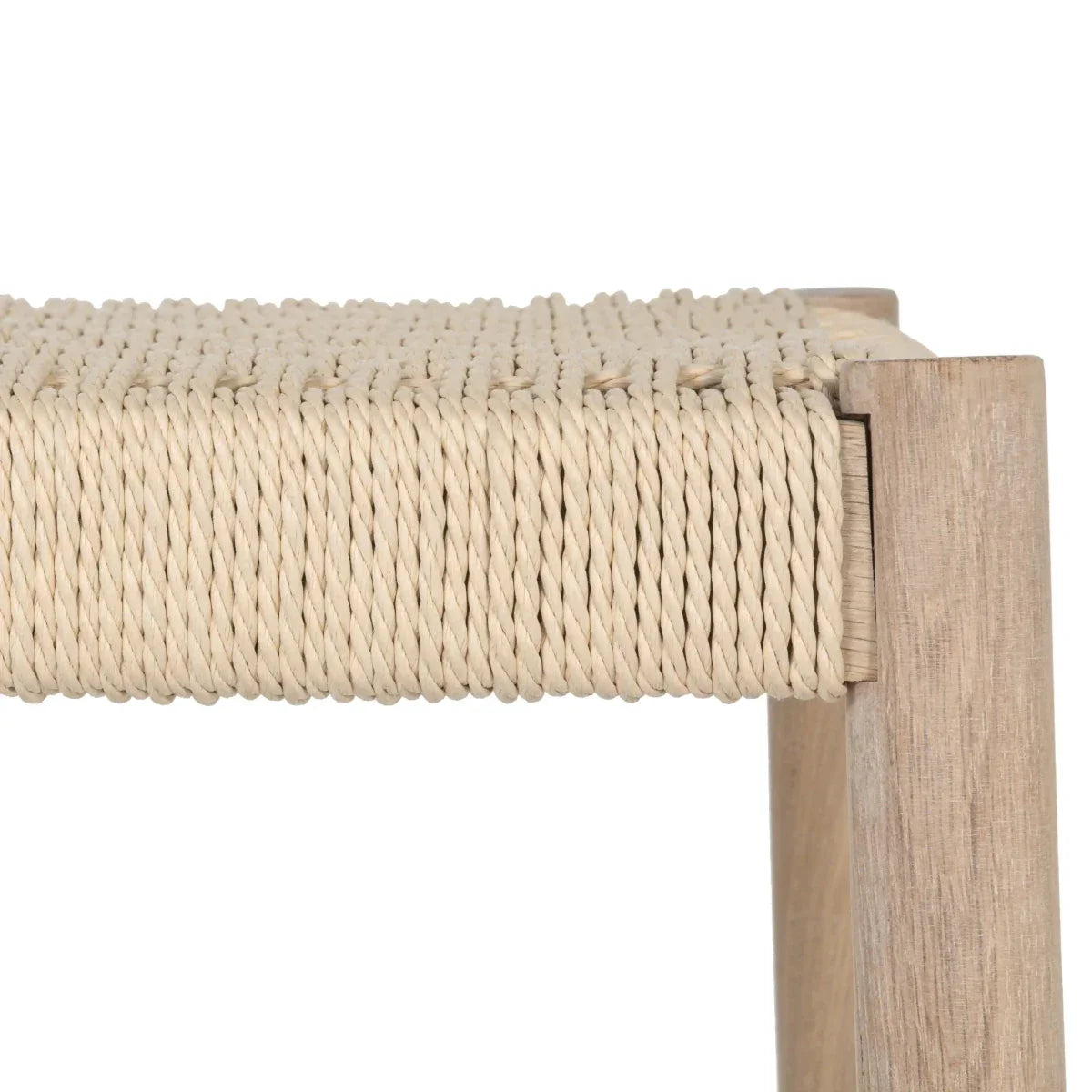 Barhocker Ida mit Geflechtsitz - Eiche bianco