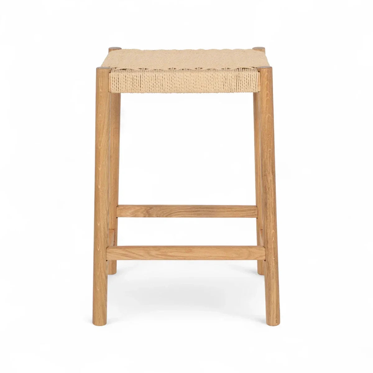 3er Set Barhocker Ida mit Geflechtsitz - Wildeiche