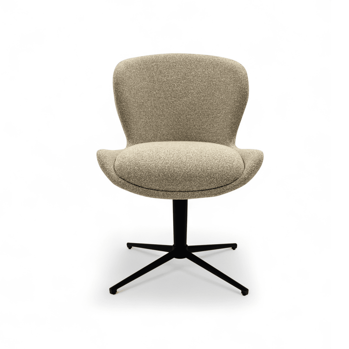 4er Set Esszimmerstühle - Drehbar - Beige