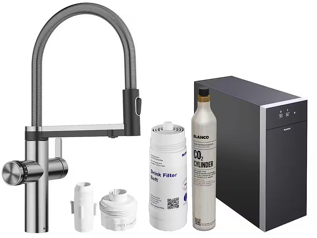 Blanco Set Trinkwasserarmatur | Choice Icona + Kühl- und Karbonisierungseinheit Choice.All