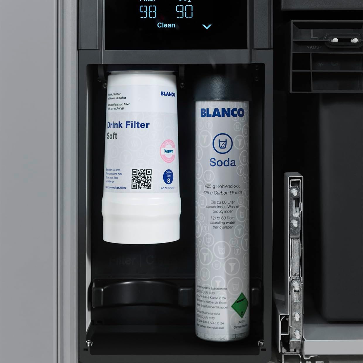 BLANCO Drink Filter Soft S | Less Limescale More Taste | Suitable for: Drink.soda & CHOICE.all | Anti-limescale Filter Cartridge | Optimises Drinking Water | Filter Capacity: 670 Litres at 12 °dTH