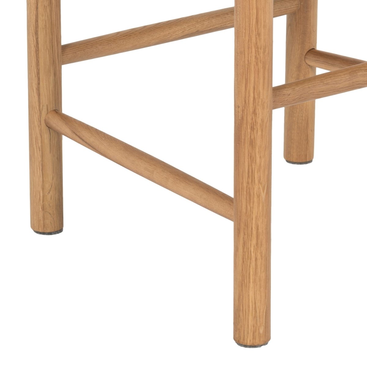 6er Set Esszimmerstühle Malou mit Geflechtsitz - Wildeiche