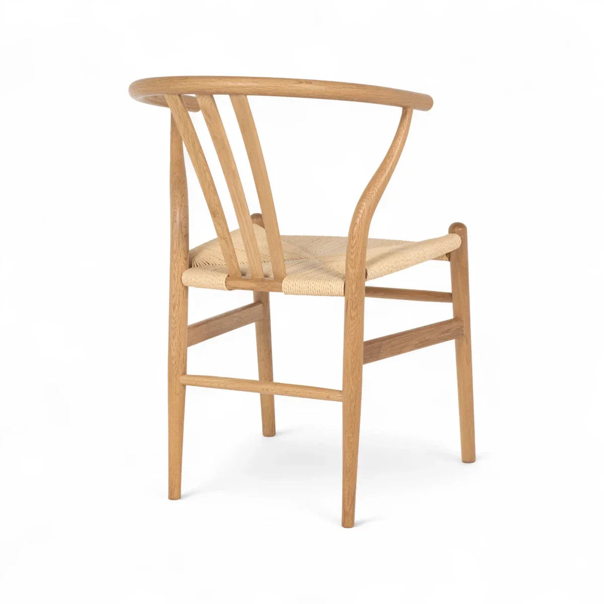 2er Set Esszimmerstühle Nikoline mit Geflechtsitz - Wildeiche