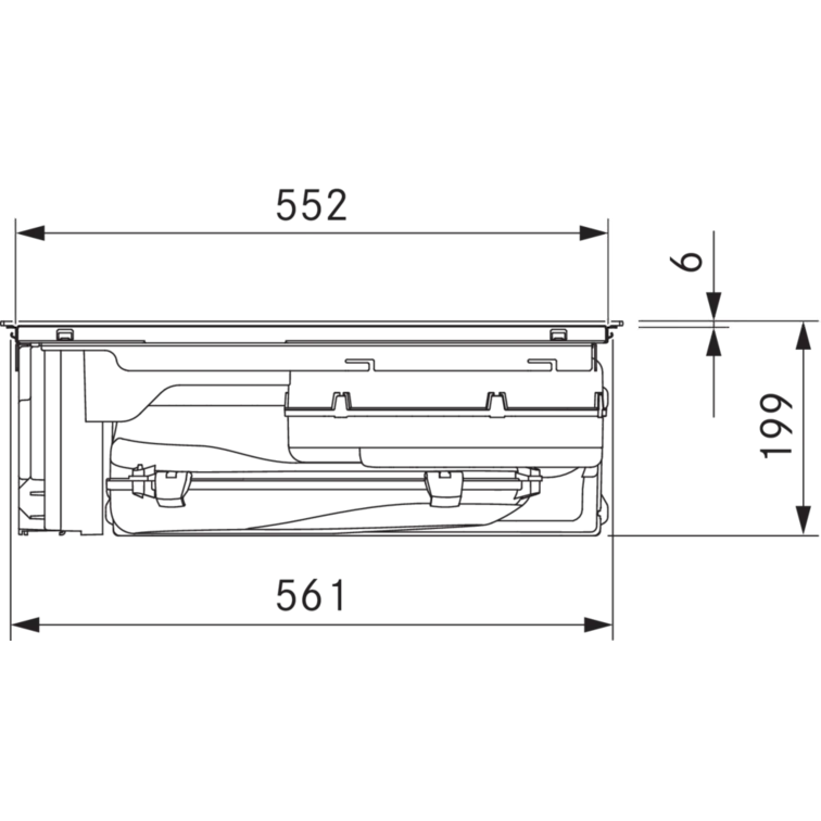 BORA PURSA2 S Pure Induktions-Kochfeld-Abluft